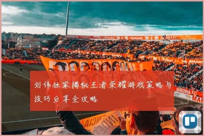 刘伟独家揭秘王者荣耀游戏策略与技巧分享全攻略