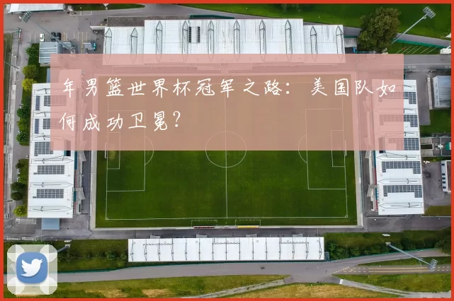 年男篮世界杯冠军之路:美国队如何成功卫冕?