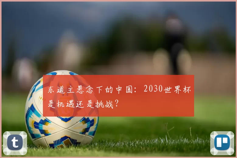 东道主悬念下的中国:2030世界杯是机遇还是挑战?